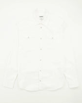 Dondup Western Shirt Pure Cotton Denim White