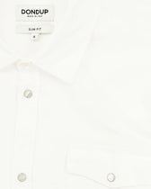 Dondup Western Shirt Pure Cotton Denim White