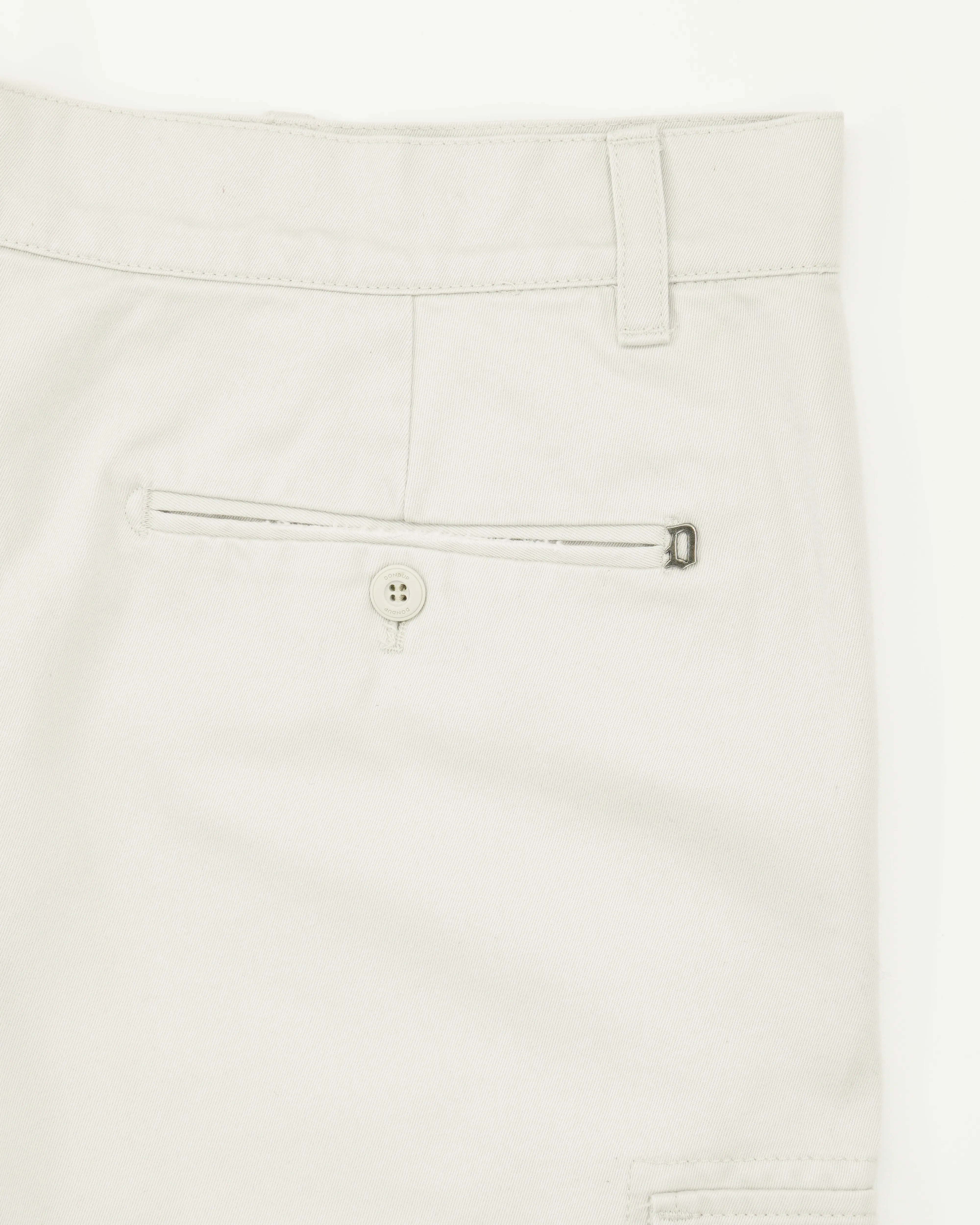Dondup Alan Cargo Pure Cotton Light Grey