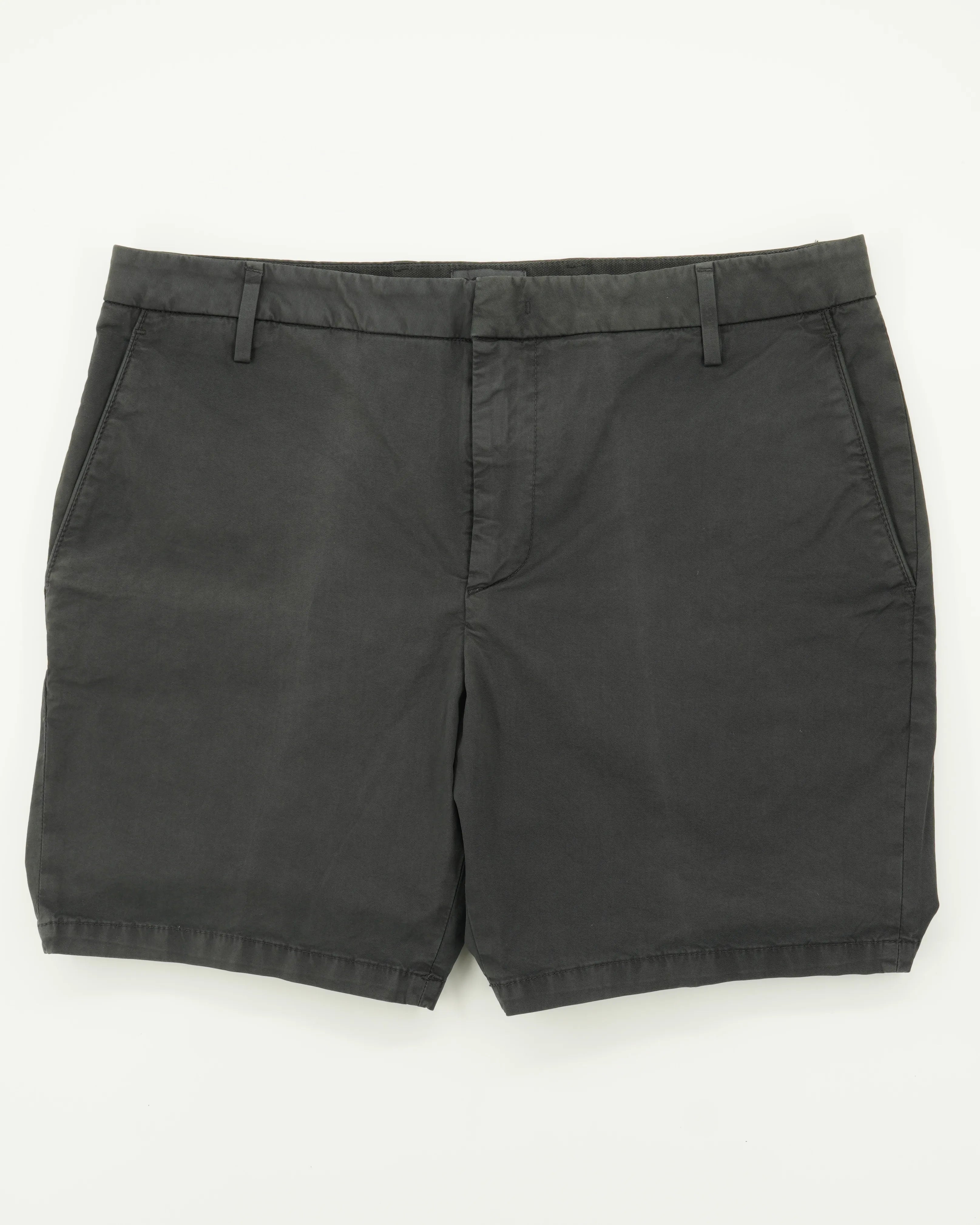 Dondup Shorts Cotton Stretch Washed Black