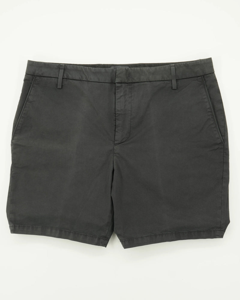 Dondup Shorts Cotton Stretch Washed Black