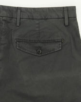 Dondup Shorts Cotton Stretch Washed Black