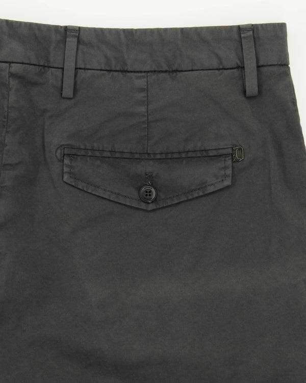 Dondup Shorts Cotton Stretch Washed Black