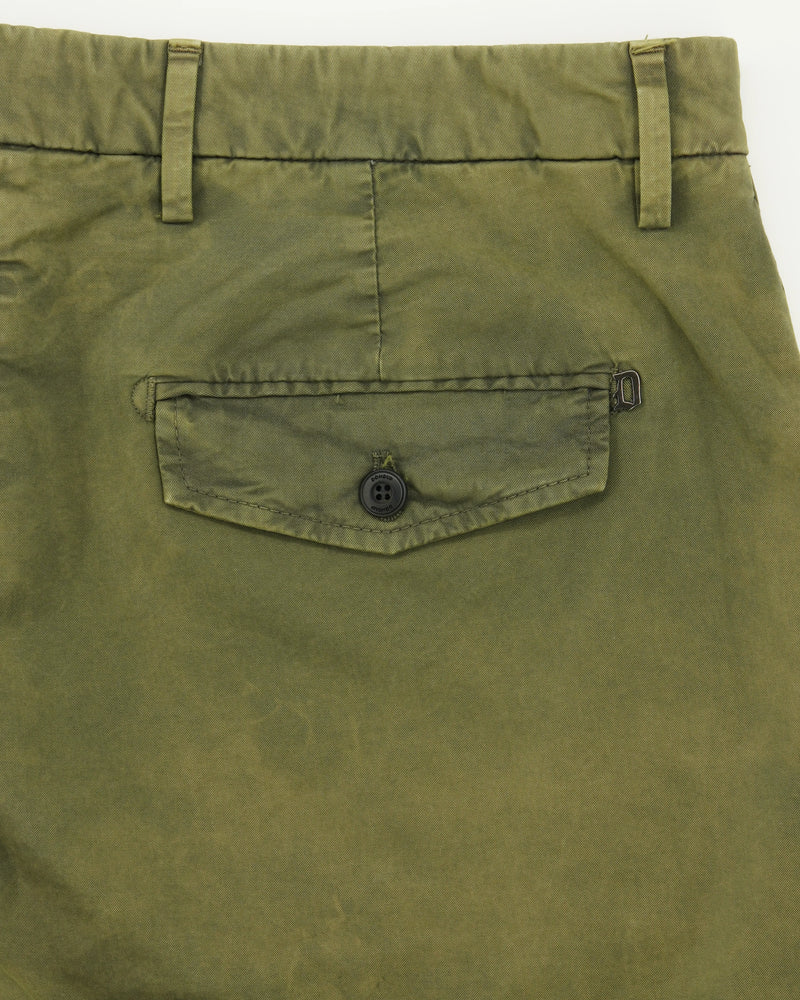 Dondup Shorts Cotton Stretch Green