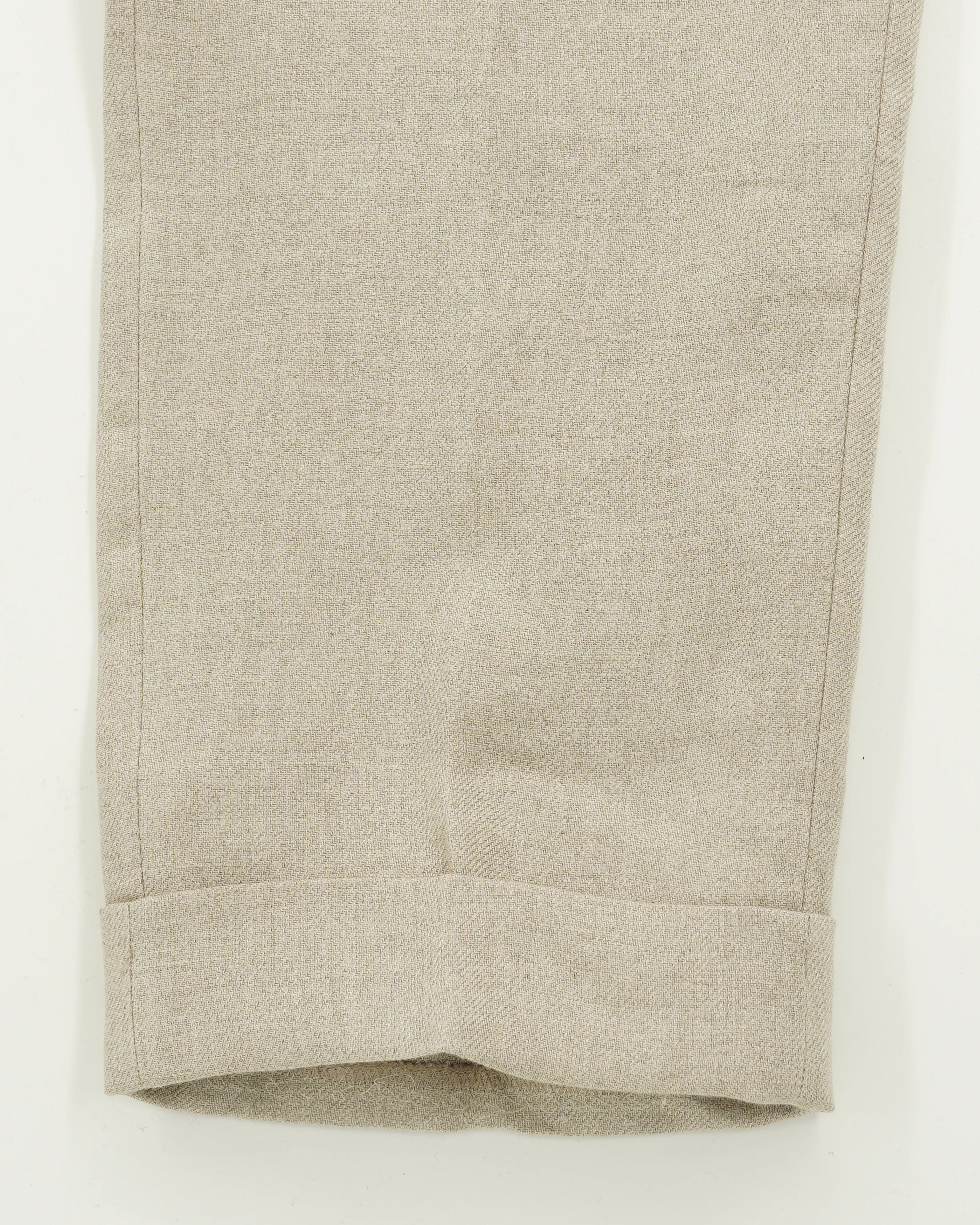Studio 73 Trousers Solbiati Linen Light Beige