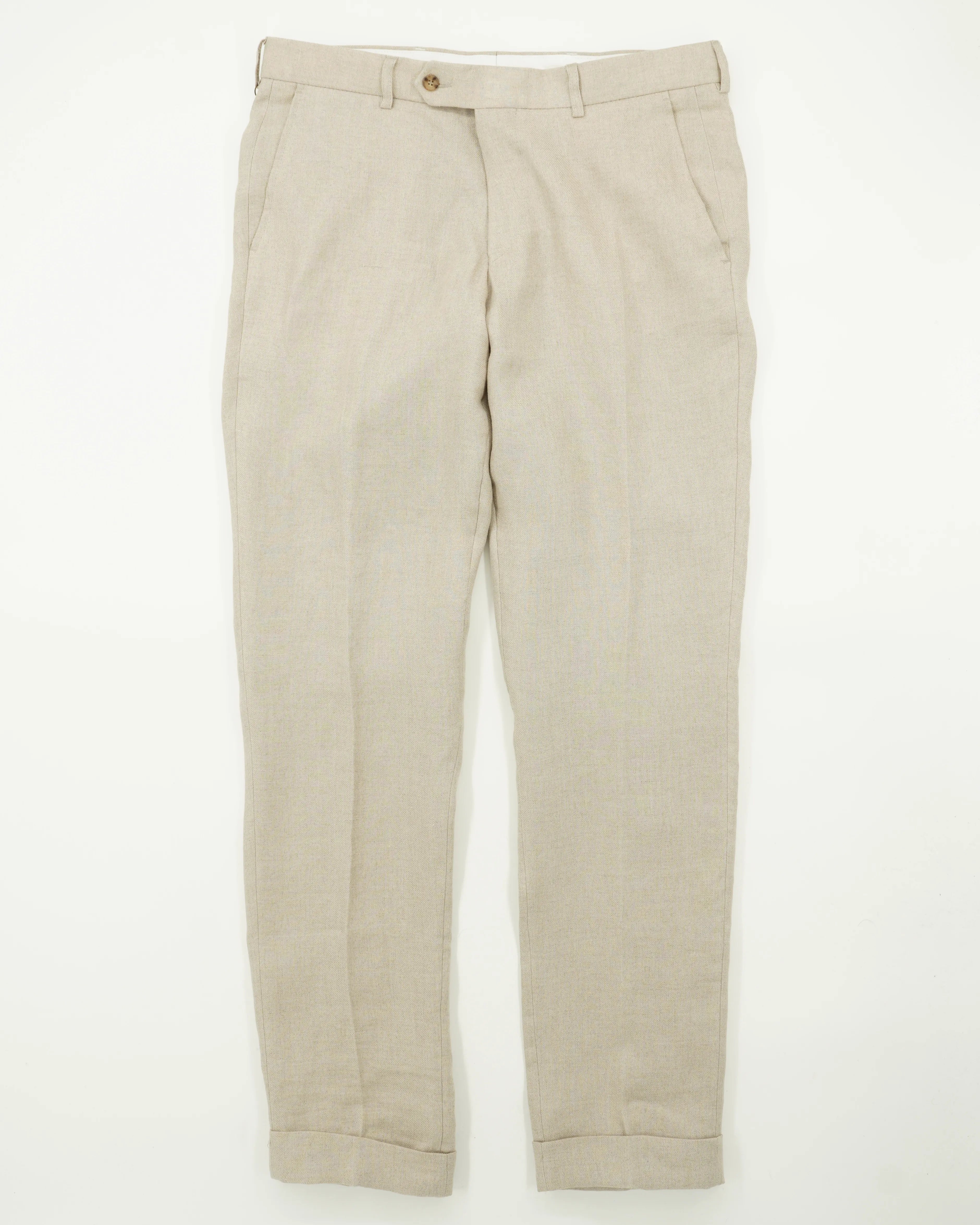 Studio 73 Trousers Solbiati Linen Light Beige