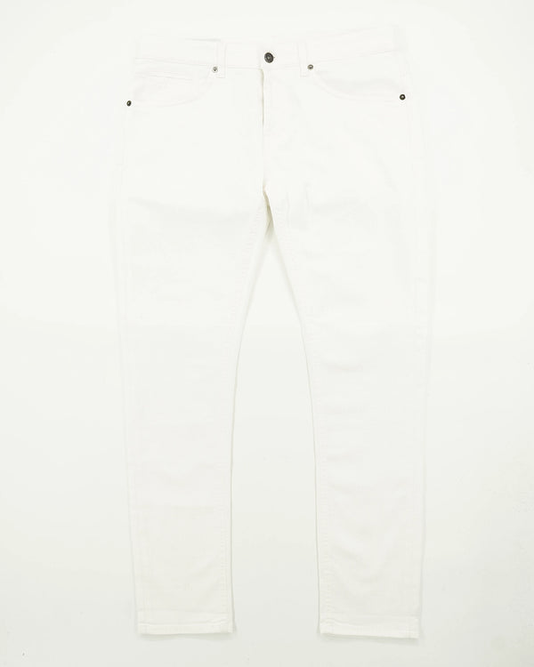 Dondup George Stretch Denim White