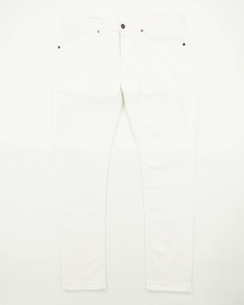 Dondup George Stretch Denim White