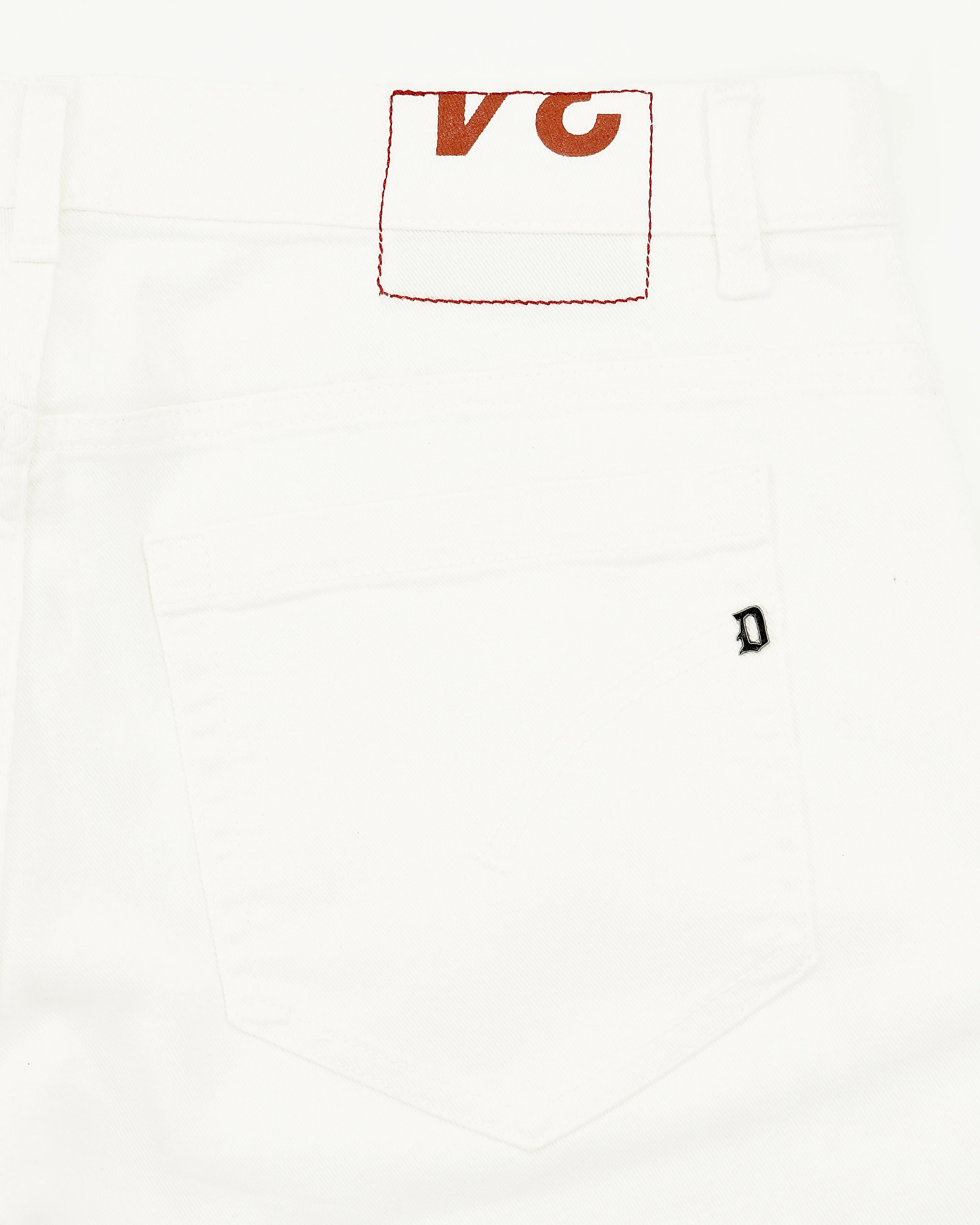 Dondup George Stretch Denim White