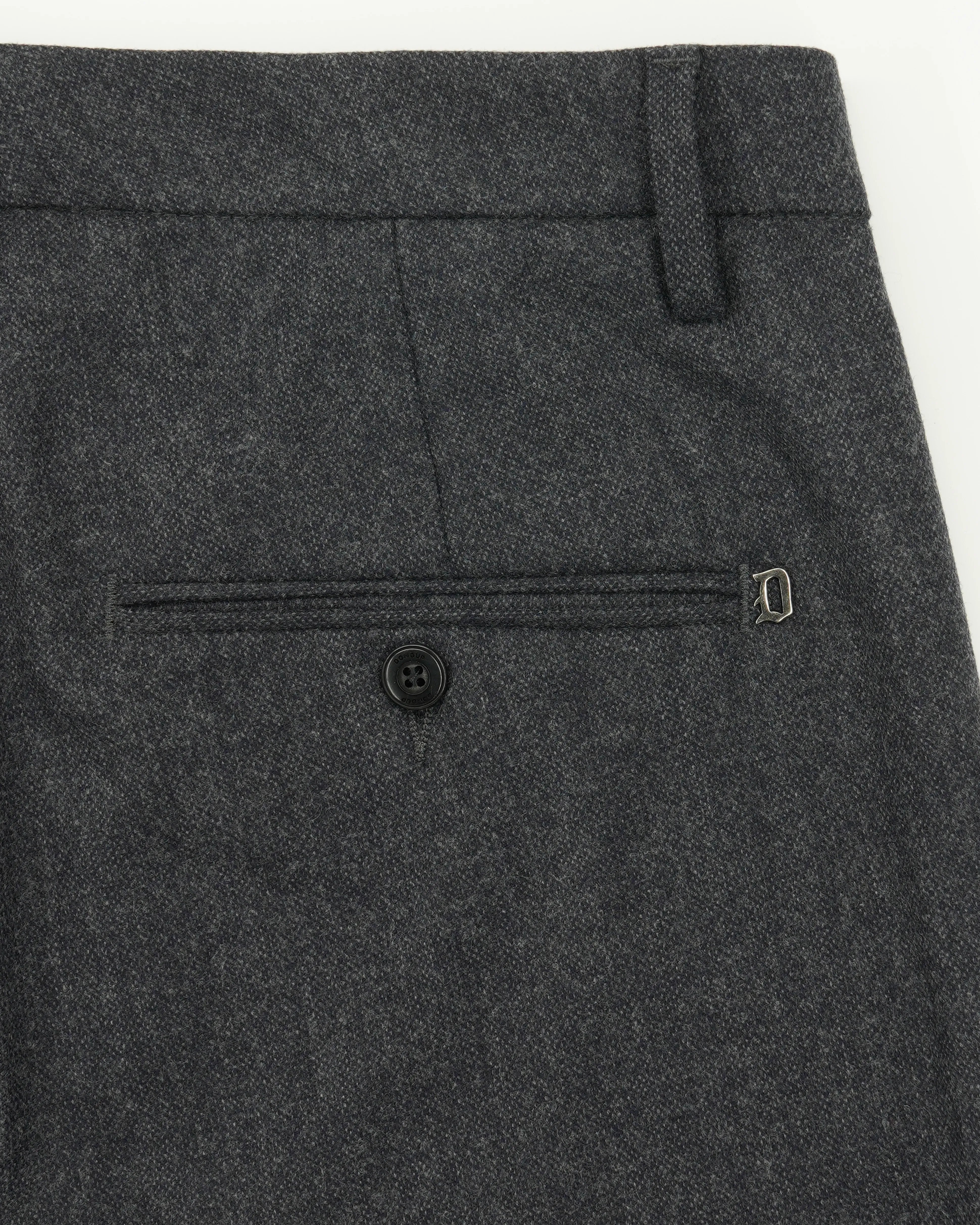Dondup Gaubert Wool Stretch Dark Gray