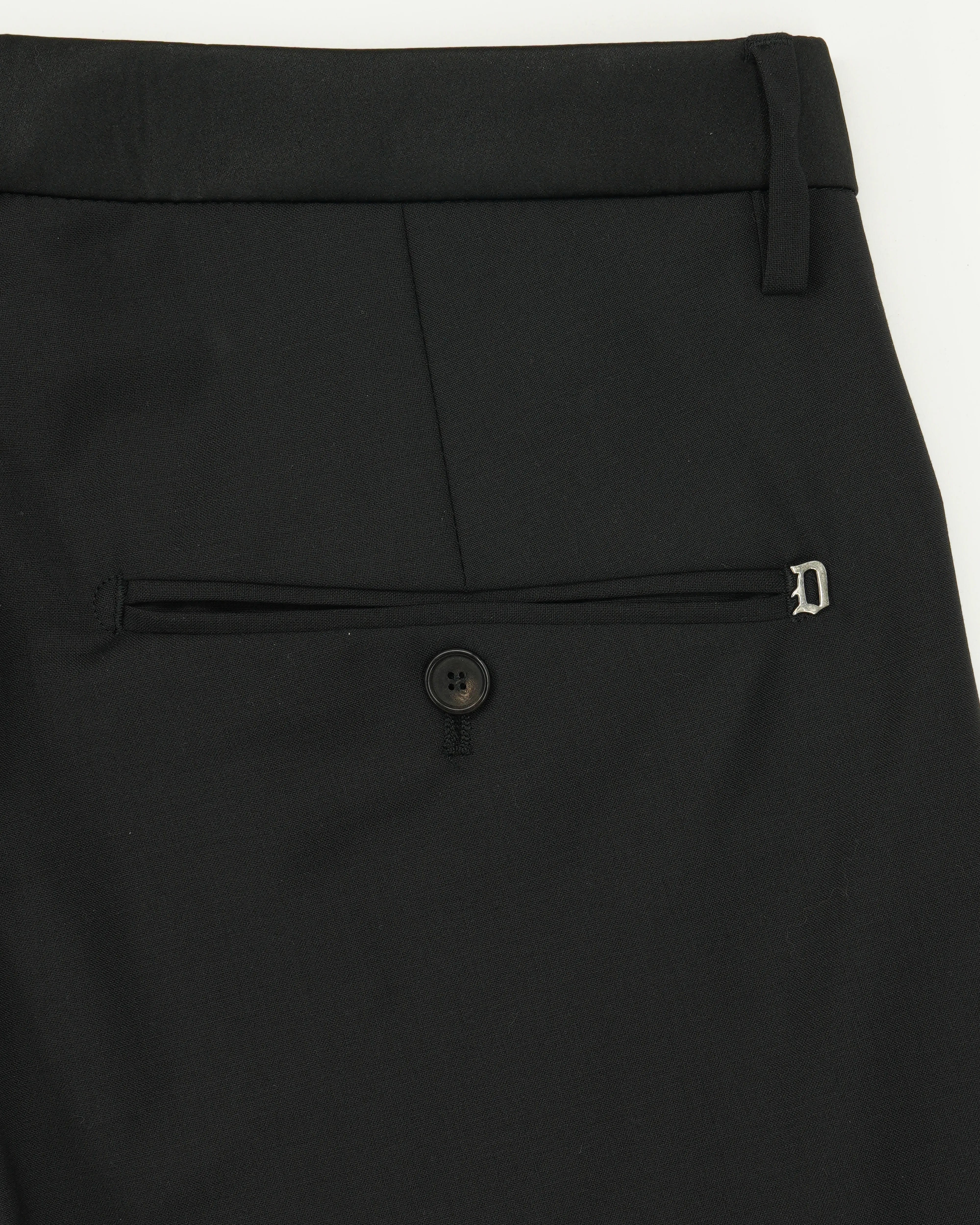 Dondup Gaubert Wool Blend Stretch Black