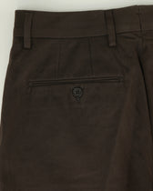 Cadini Trousers Soft Touch Pure Cotton Brown