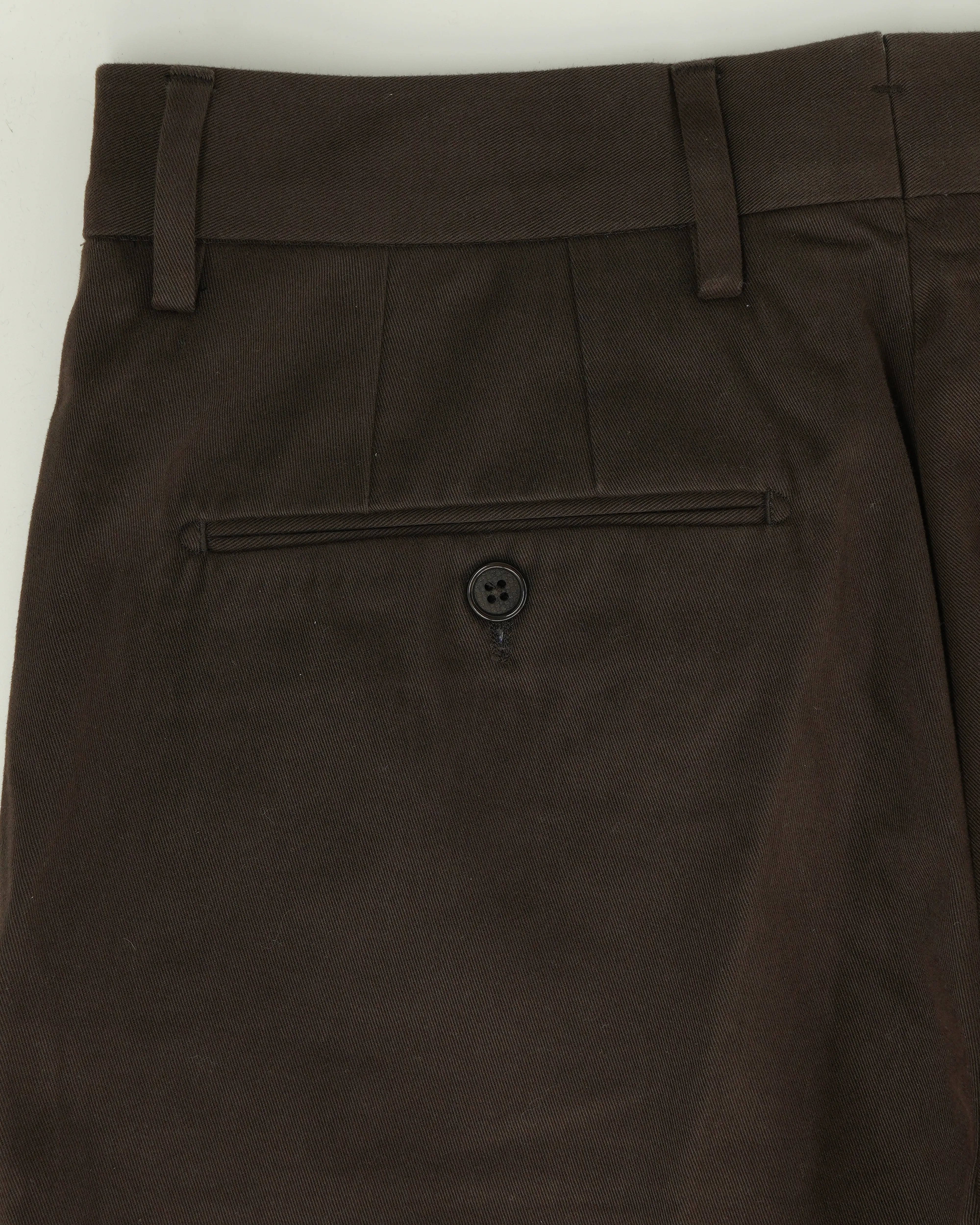 Cadini Trousers Soft Touch Pure Cotton Brown