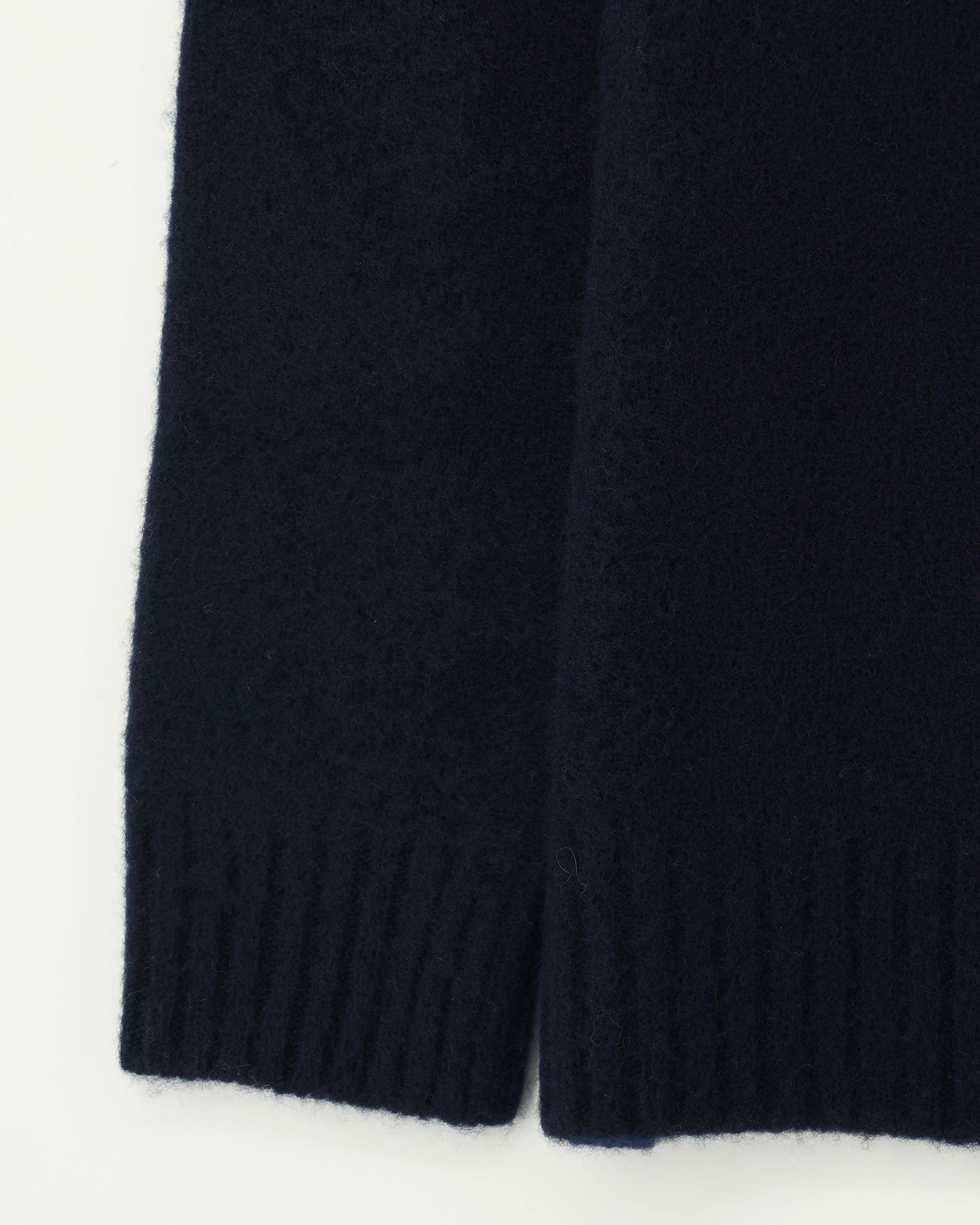 Drumohr Crewneck Brushed Lambswool Navy