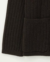 Drumohr Knitted Jacket Double-Breasted Wool Cashmere Brown