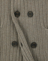 Drumohr Knitted Jacket Double-Breasted Wool Cashmere Taupe