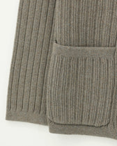 Drumohr Knitted Jacket Double-Breasted Wool Cashmere Taupe