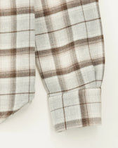 Sonrisa Shirt Heavy Flannel Grey Brown Check