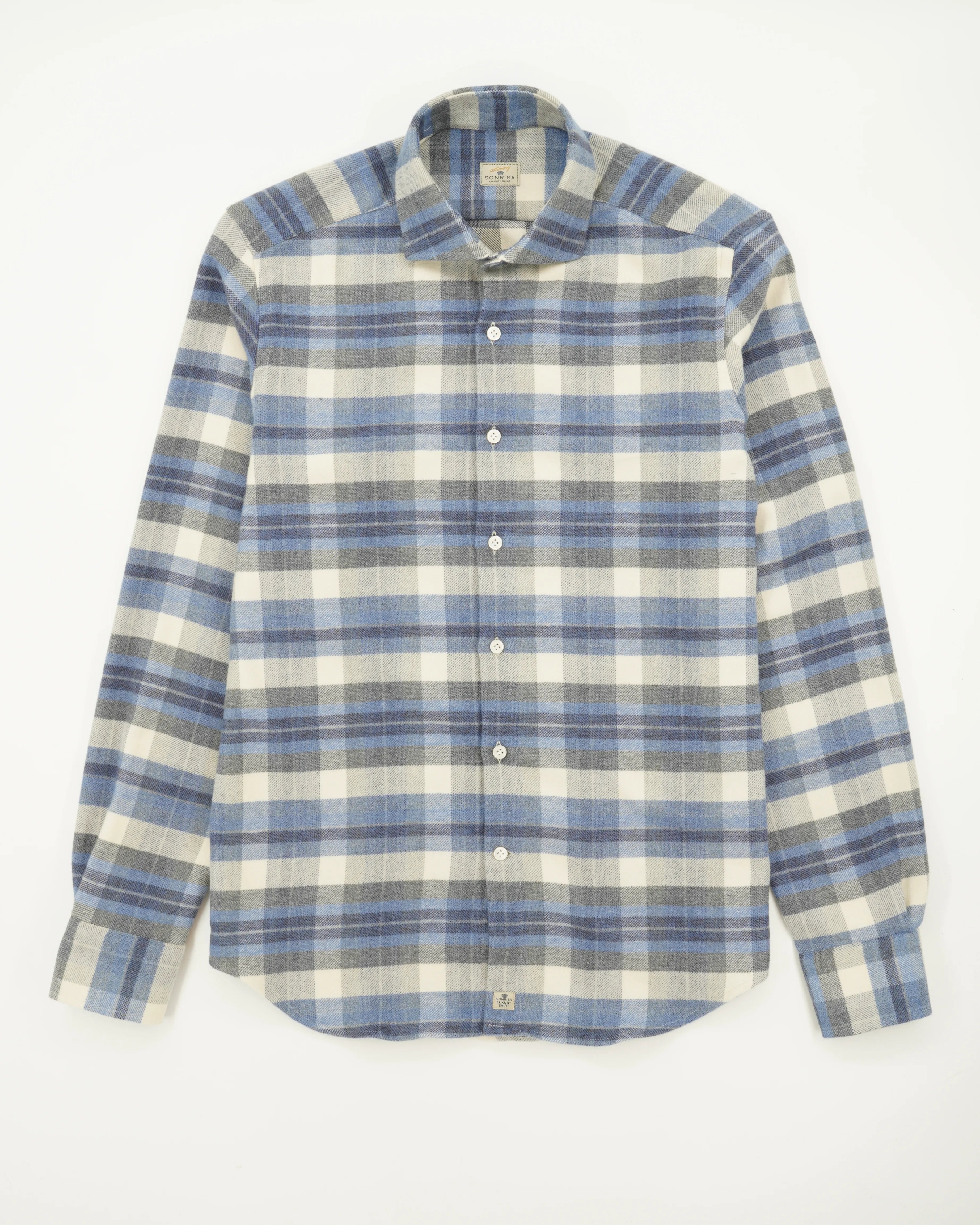 Sonrisa Shirt Heavy Flannel Blue Check