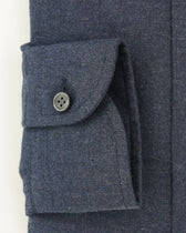 Sonrisa Shirt Flannel Pure Cotton Navy