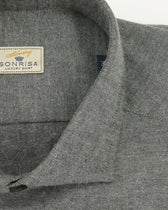 Sonrisa Shirt Flannel Pure Cotton Grey