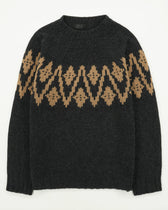 Dondup Crewneck Jacquard Washed Black
