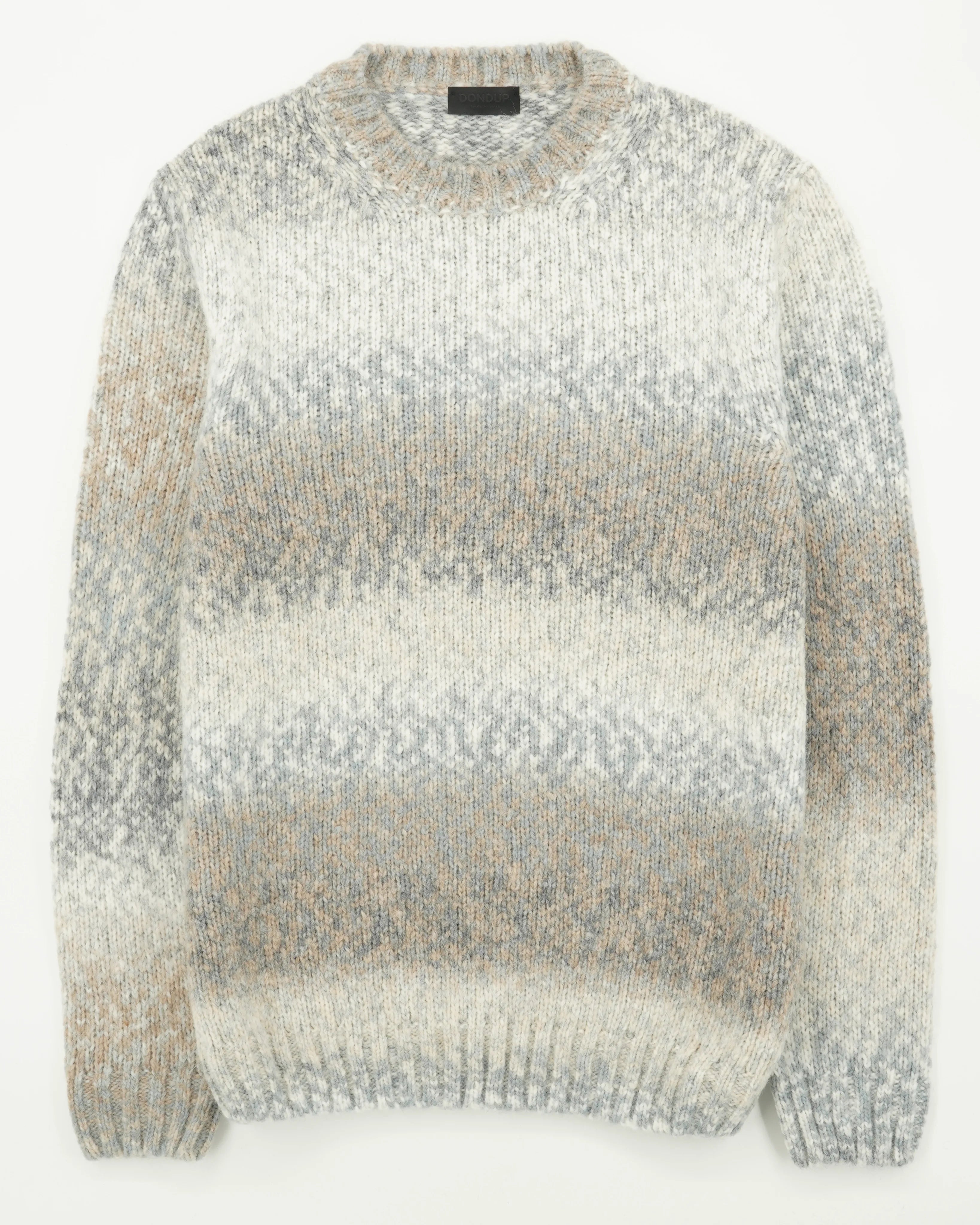 Dondup Crewneck Alpaca Blend Light Grey