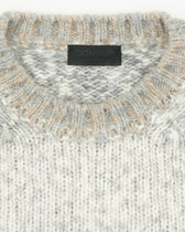 Dondup Crewneck Alpaca Blend Light Grey