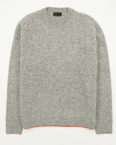 Dondup Crewneck Alpaca Silk Blend Grey