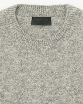 Dondup Crewneck Alpaca Silk Blend Grey