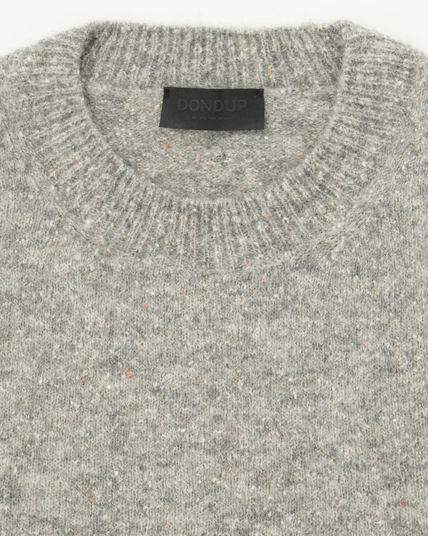 Dondup Crewneck Alpaca Silk Blend Grey