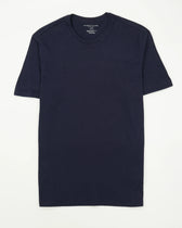 Majestic Filatures T-Shirt Cashmere Cotton Navy