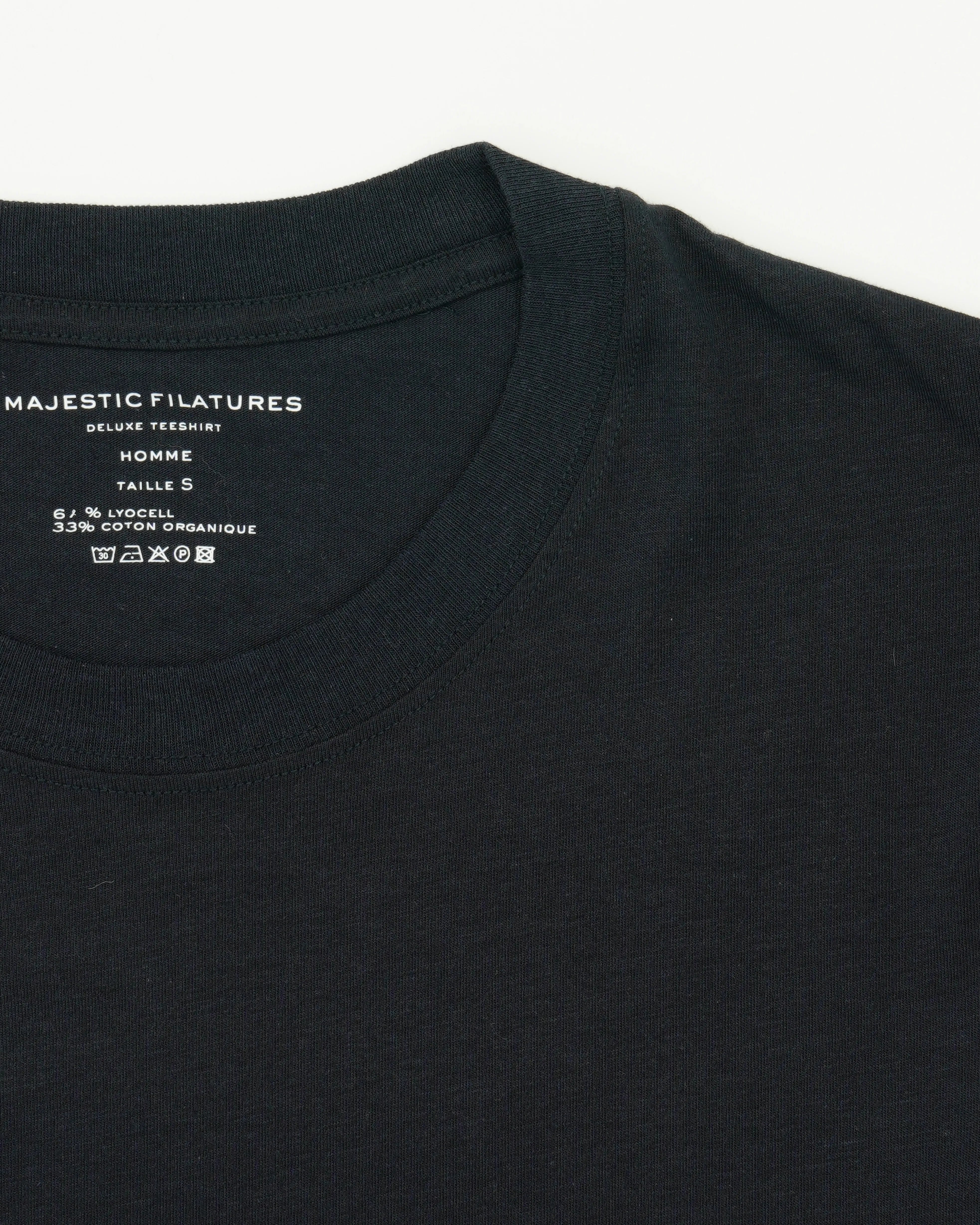 Majestic Filatures T-Shirt Lyocell Cotton Navy