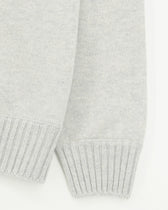 Gran Sasso Crewneck Felted Cashmere Light Grey