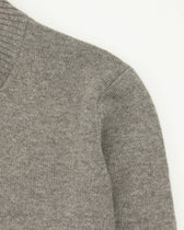 Gran Sasso Full Zip Wool Cashmere Taupe