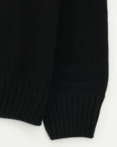 Gran Sasso Full Zip Felted Cashmere Black