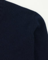 Gran Sasso Full Zip Felted Cashmere Navy
