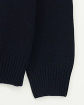 Gran Sasso Full Zip Wool Cashmere Navy