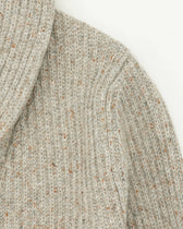 Gran Sasso Shawl Cardigan Wool Cashmere Warm Grey