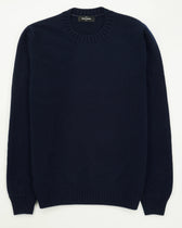 Gran Sasso Crewneck Felted Cashmere Navy