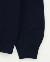 Gran Sasso Crewneck Felted Cashmere Navy