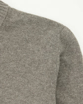 Gran Sasso Half Zip Wool Cashmere Taupe