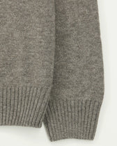 Gran Sasso Half Zip Wool Cashmere Taupe