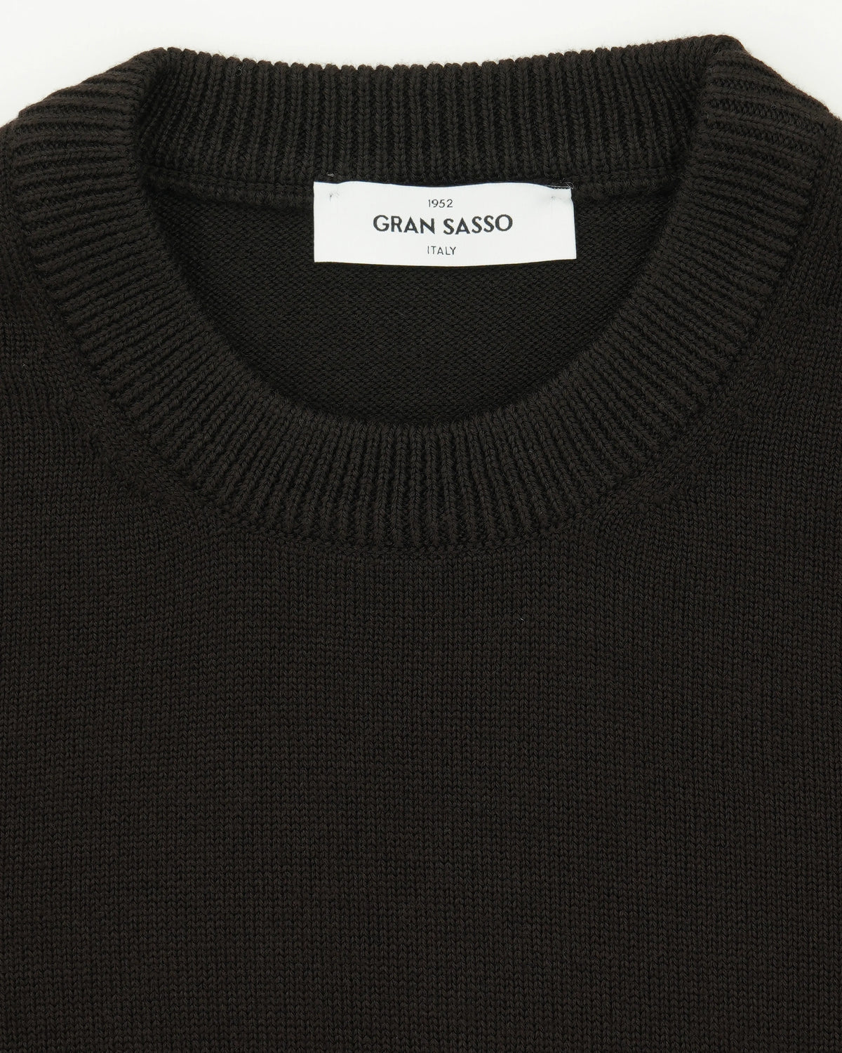 Gran Sasso Crewneck 10 Gauge Merino Brown