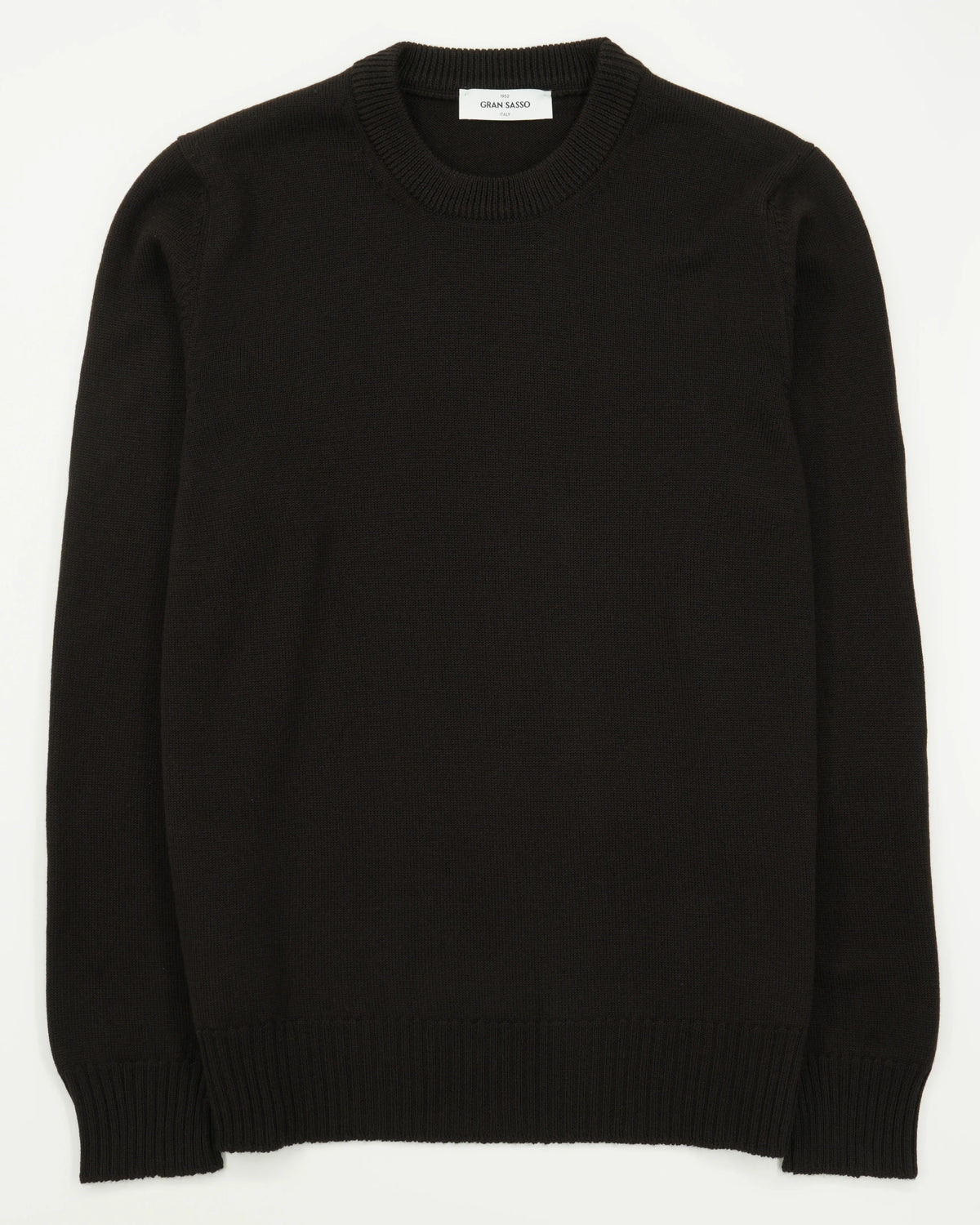 Gran Sasso Crewneck 10 Gauge Merino Brown