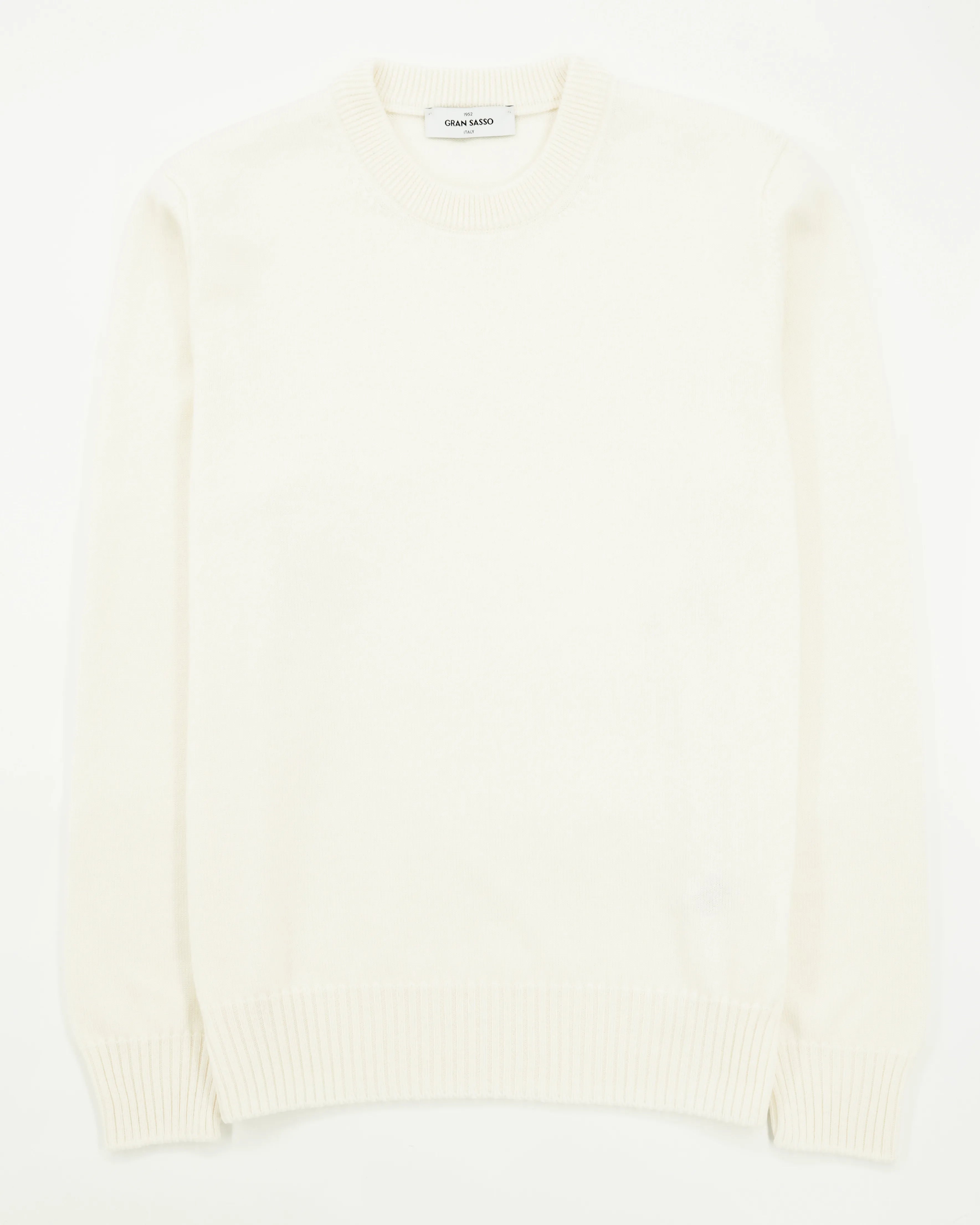 Gran Sasso Crewneck 10 Gauge Merino Cream