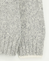 Gran Sasso Stand Collar Geelong Melange Grey