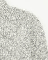 Gran Sasso Stand Collar Geelong Melange Grey