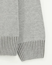 Gran Sasso Turtleneck Wool Cashmere Light Grey