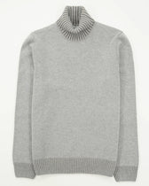 Gran Sasso Turtleneck Wool Cashmere Light Grey
